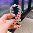 thumbnail image 4 of Elegant Peacock Shape Hair Claw Shining Rhinestone Hair Clip Women Hair Barrette Girl Bun Hair Holder Hairpin Jewelry Hair Accessories, 4 of 8