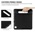thumbnail image 2 of Dteck Handle Case For iPad Pro 12.9 inch 2020 Model, Heavy Duty EVA Foam Shockproof Rugged Kids Case Child Proof Cover With Stand For Apple iPad Pro 12.9 4th Generation, Black, 2 of 6