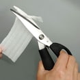 thumbnail image 4 of GAJING Heavy Duty Poultry Shears - Spring Loaded Professional Kitchen 3mm Thickness Blades Scissors with Lock and PP comfortable Handle for Cutting Chicken, Bone, Meat,Barbecue,Chopping Food - -, 4 of 6