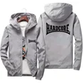thumbnail image 5 of Hardcore-Chaqueta cortavientos con capucha para hombre, abrigo de piloto con cremallera, impermeable, cortavientos, prendas de vestir deportivas de secado rápido, 5 of 5