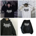 thumbnail image 2 of Yokua Y2K Harajuku Drawstring Hoodies Women Gothic Punk Graphics Oversized Sweatshirt, 2 of 13