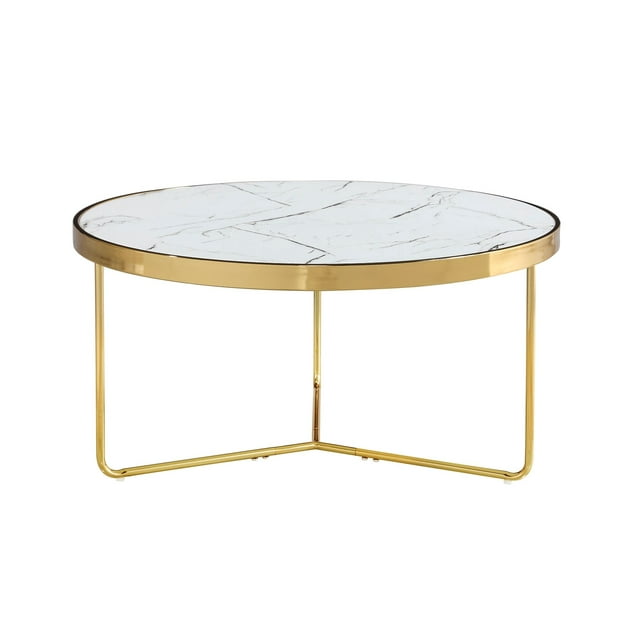 Mesa de Centro Kessa Muebles Paterna Dorado