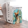 thumbnail image 6 of Naloa Funny Swimming Chihuahua 2 Pcs Bookend Large Capacity Office Book Ends for Home Office Library School Study Decoration, 6 of 8