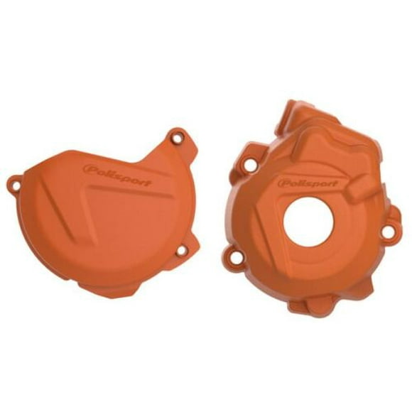 Polisport Clutch/Ignition Cover Kit, Orange