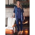 thumbnail image 4 of Catherines Women's Plus Size In-Vogue Velvet wrap, 4 of 5