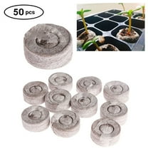 SDJMa 50 Pcs 30mm Peat Pellets Seed Starter Soil Pods Plugs for Vegetable, Seedling Soil Block Compressed Peat Nutrient Seed Pods for Planting Easy Transplant