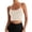Beige, variant on Women's Yoga Crop Top Workout Top Trendy Sports Bra Push Up Fitted Backless Running Spandex Supportive Brown M