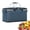 Navy, variant on Bxaolu Large Insulated Picnic Basket, 30L Water-Resistant & Leakproof Collapsible Portable Cooler Basket with Aluminium Frame Handle for Travel, Shopping, Camping, Foldable Grocery Bag