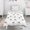 Pug and Footprints, variant on Pug and Footprints Duvet Cover and Pillowcase Set for Single Bedding, Bedroom Accessories for Kids Teens