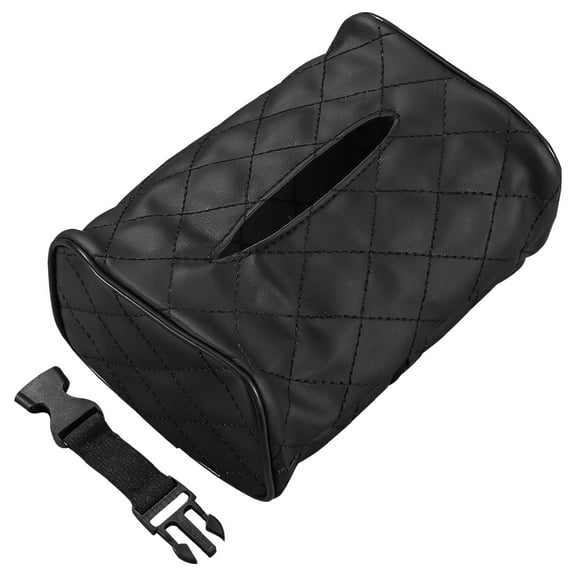 2pcs Car Tissue Boxes Headrest Tissue Holder Car Organizer Visor Tissue Holder Napkin Holder