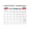 B, variant on Week Header 2026.7-2027.12 Wall Calendar, Spiral Binding US Sunday Start Monthly Planner with Bottom Note Space, for Home & Office Schedule Management