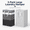 Dark Gray and Light Gray, variant on HAWQP 2 Pack Laundry Hampers Large Collapsible Laundry Baskets, Freestanding Waterproof Clothes Hamper with Easy Carry Handles in Laundry Room Bedroom Bathroom College Dorm,White 2 x 75L