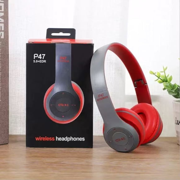 Typpkmm Foldable Bluetooth Headphones with Wireless Overhead Earphones with
