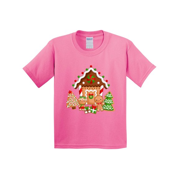 Inktastic Gingerbread House Christmas Youth T-Shirt