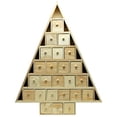thumbnail image 1 of Calendario de adviento Creative Hobbies con forma de árbol de Navidad de 20 pulgadas, 1 of 1