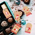 thumbnail image 2 of 100 etiquetas de Feliz Navidad con cuerda de yute, papel de regalo, etiquetas colgantes, 2 of 5