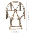 thumbnail image 2 of SHISUYAN Cadre Photo à Grande Roue Rotative pour Photos et Souvenirs de Famille Support d'Exposition Multi PVC, 2 of 8