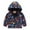 Yellow, variant on Toddler Winter Coat Casual Printing Cartoon Hooded Zipper Long Sleeve Windproof Baby Girl Sweatshirt