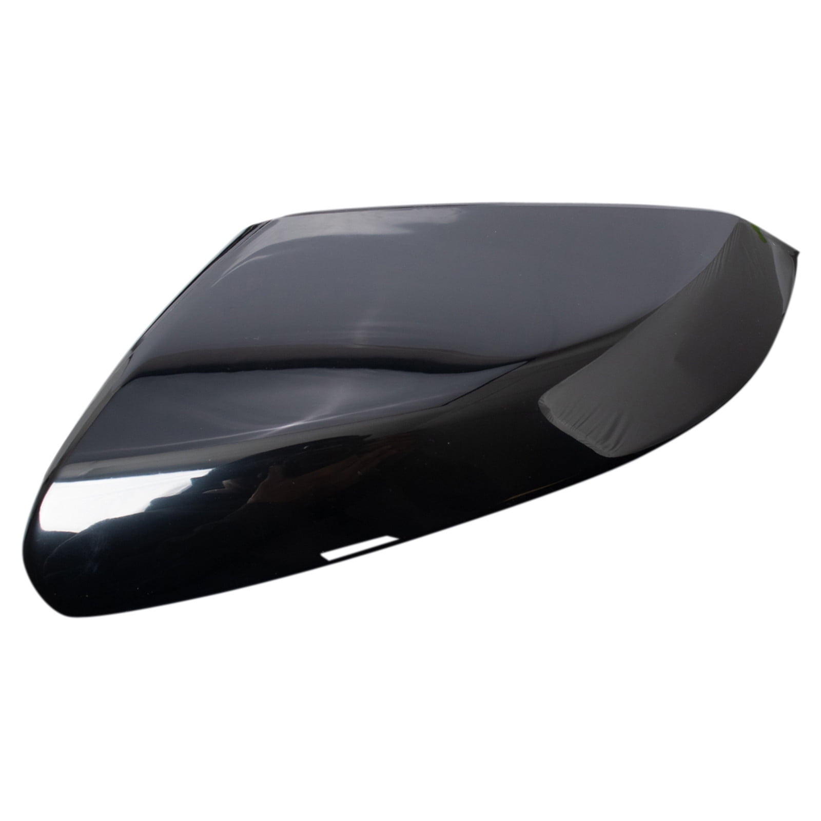 TRQ Driver & Passenger Side Power Mirror Set Paint to Match Smooth Black Fits 2017-2021 Honda Civic Hatchback LX Sport Type R HO1320342 HO1321342