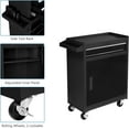 thumbnail image 6 of Ktaxon, 44.09 lb, 22.95" Steel 5-Drawer Rolling Tool Chest Black, 6 of 8