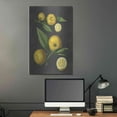 thumbnail image 5 of Luxe Metal Art 'Lemon Citrus' by lettered & lined, Metal Wall Art, 24"x36", 5 of 9