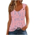 thumbnail image 2 of Women's Tank Tops Loose Fit Long Under $10 Summer Casual Solid Color Loose Round-neck Camisoles Tank, 2 of 4