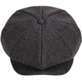 thumbnail image 2 of Boina de boina para hombre, boina retro Newsboy Gorra plana Gorra de boina Gatsby Gorra de deportes al aire libre Gorra de golfista Gorra de murciélago Gorra de caza Sombrero de conducción para hombres Caballero Hombres esquí esquí Gafas de esquí, 2 of 5