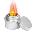 thumbnail image 3 of Linnome Réchaud à Alcool d'Extérieur Ultraléger en Aluminium Argenté avec Couvercle Étanche, Réchaud de Camping pour Pique-Nique, Randonnée et Usage Extérieur, 3 of 8