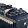 thumbnail image 4 of Olympia U.S.A. 22" 8-Pocket Wheeled Rolling Duffel Bag Water Resistant Luggage Lightweight for Travel, Navy, 4 of 5