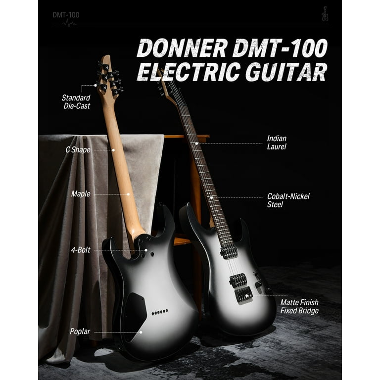 Amazon.com: Donner Solid Body Electric Guitar, Matte Finish