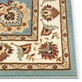 thumbnail image 6 of Well Woven Sultan Sarouk Light Blue Persian Floral Oriental Formal 2'7" x 12' Runner Rug, 6 of 7