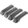 thumbnail image 1 of Unique Bargains 4pcs Carbon Fiber Pattern Car Inner Door Handle Grab Trim Cover for Ford F150 2015-2021, 1 of 8