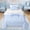 Blue, variant on Erosebridal Bowknot Polka Dot Queen Comforter Set, White Black Love Heart Bedding Comforter Set for Girls Kids Teens, Polka Dot Reversible, 3pcs