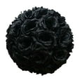 thumbnail image 2 of Artificial Flower Ball for Centerpieces Bridal Wedding Artificial Wedding Party Centerpieces Decorations, 7.8inch (S,Black), 2 of 4