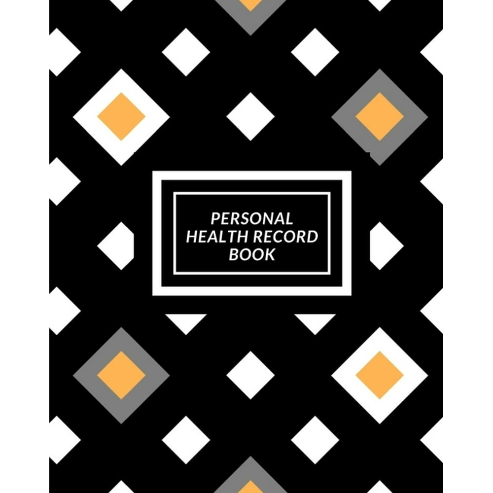 Personal Health Record Book Medical History Book, Personal Health