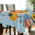 thumbnail image 5 of Yayeee Tablecloths 60" x 120" Rectangle Wrinkle Resistant Party Table Cover, Yellow Floral Tomatoes, 5 of 8