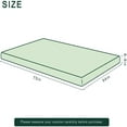 thumbnail image 3 of 2024 1 Piece Futon Slipcovers Elastic Grid Fit for 6-8 Inches (Dove Gray), 3 of 7