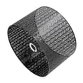 thumbnail image 4 of Pantalla de lámpara de tambor E27 E14 Clip en forma de hoja de abeto, cubierta de pantalla decorativa de Metal hueca para lámpara de techo de pared de mesa, color negro, 4 of 10
