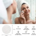 thumbnail image 4 of 3 Packs Pearl Pattern Makeup Removal Cotton Pads Disposable Facial Cleansing Pads, 4 of 4
