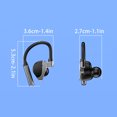 thumbnail image 3 of QTOCIO Bluetooth Headphones, Single T-ouch-Control Wireless Bluetooth TWSHeadphones Headset 5.2 Wireless Car Driving In Ear Earbuds 14 Days Standby Time Ipx5, 3 of 5