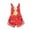 Red, variant on MEZZALL Baby Girls Summer Romper Cute Overalls With Design Soft & Breathable Outfits For & Toddler, Dark Blue, 4-5 Years