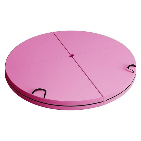 Pole Dance Crash Mat, 5ft Wide Foldable Pole Padding Crash Pad with Carrying Handles and 3.5" Thick EPE Foam for Dance Training and Exercise