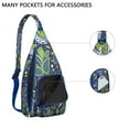 thumbnail image 2 of Artistic Paisley Daypack&nbsp;- Abstract Geometric Pattern Fanny Pack (Boho Chic Design), 2 of 4
