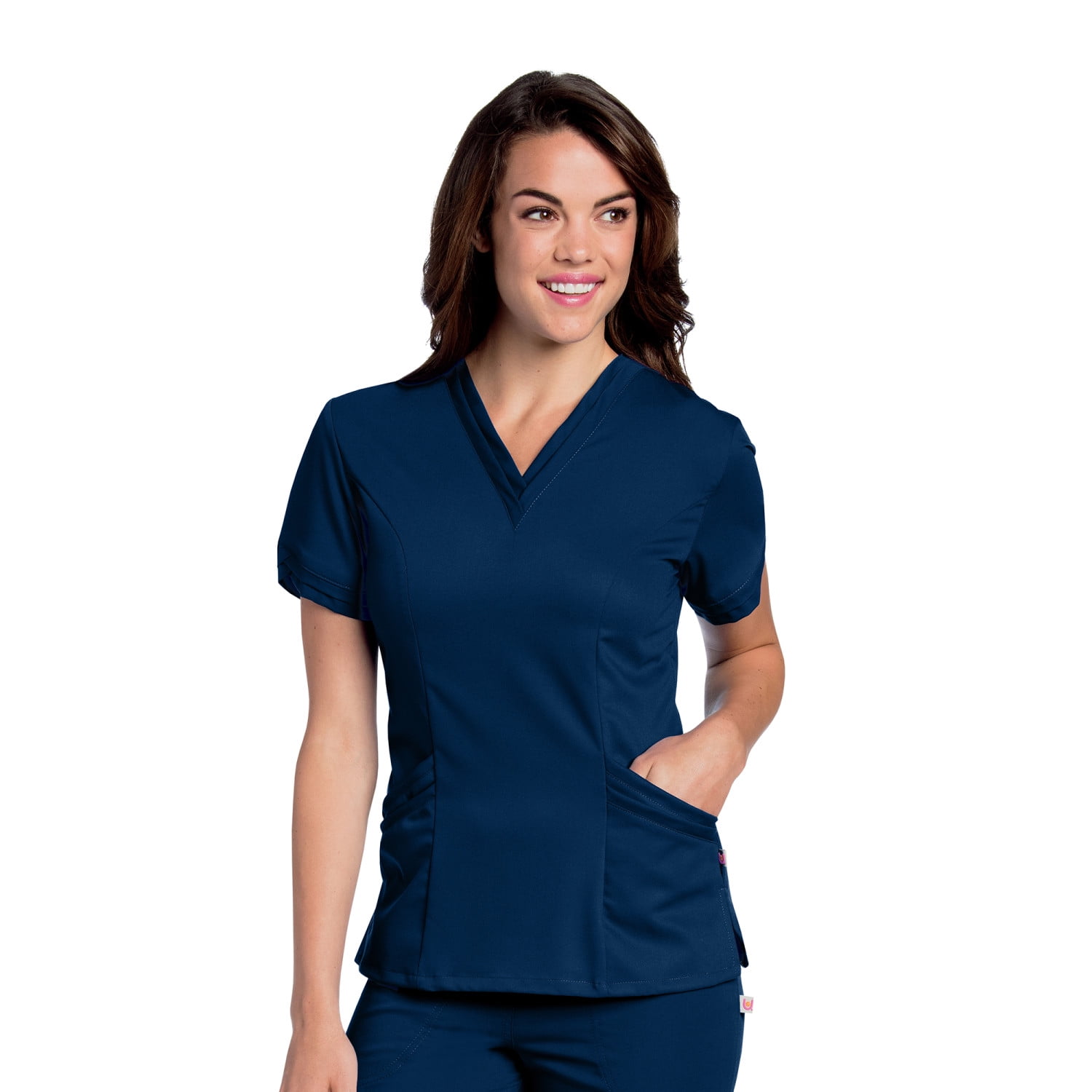 Urbane Ultimate Vneck Scrub Top for Women Modern Tailored Fit, Luxe