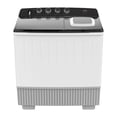 thumbnail image 1 of JVC  Lavadora Doble Tina, Capacidad 25 kg Mod. JCTT2509BK. 4 niveles de agua, Tina y canastilla Interior de Plástico, color Blanco, 1 of 4