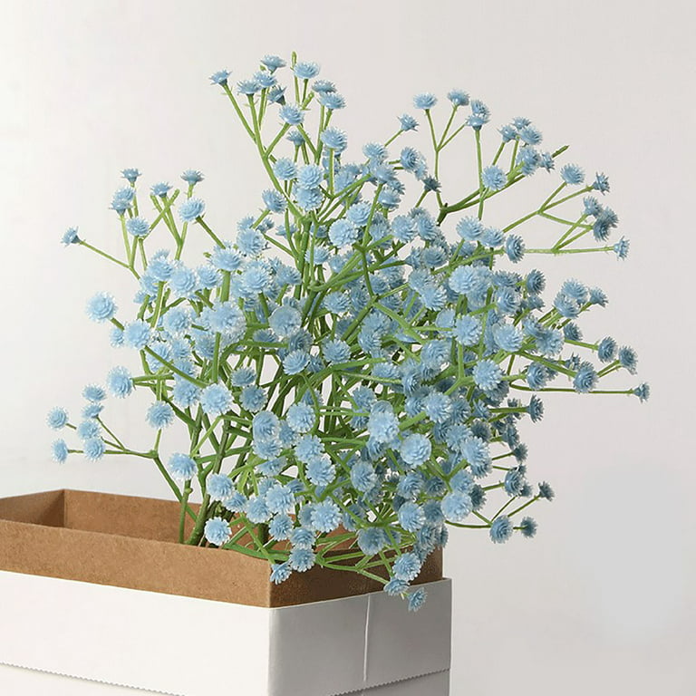 Ludlz Artificial Baby Breath Flowers Fake Gypsophila Bouquets Fake Real  Touch Flowers for Wedding Decor DIY Home Party Silk Flower Party Wedding  DIY
