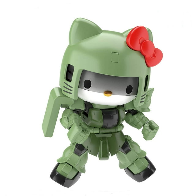 Gundam SD Gundam Cross Silhouette Model Kit: Hello Kitty/Zaku II (SD Gundam Cross Silhouette)