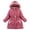 Watermelon Red, variant on Winter Coat Heavyweight for Girls Kids Toddler Baby Unisex Patchwork Spring Cute Hooded Padded Jacket Clothes Outerwear Jackets 4-5 Years