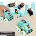 thumbnail image 4 of UNIH Baby Soft Vehicle Toys Toddlers Plush Car Set with Play Mat (Storage Bag), Pull-Back Toys Car Toys for 1 2 3 Years Old, 4 of 6