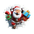 thumbnail image 1 of Adhesivos de pared grandes y removibles, fáciles de despegar y pegar, sin 3D, adhesivos de Papá Noel para ventanas y refrigeradores, 1 of 6